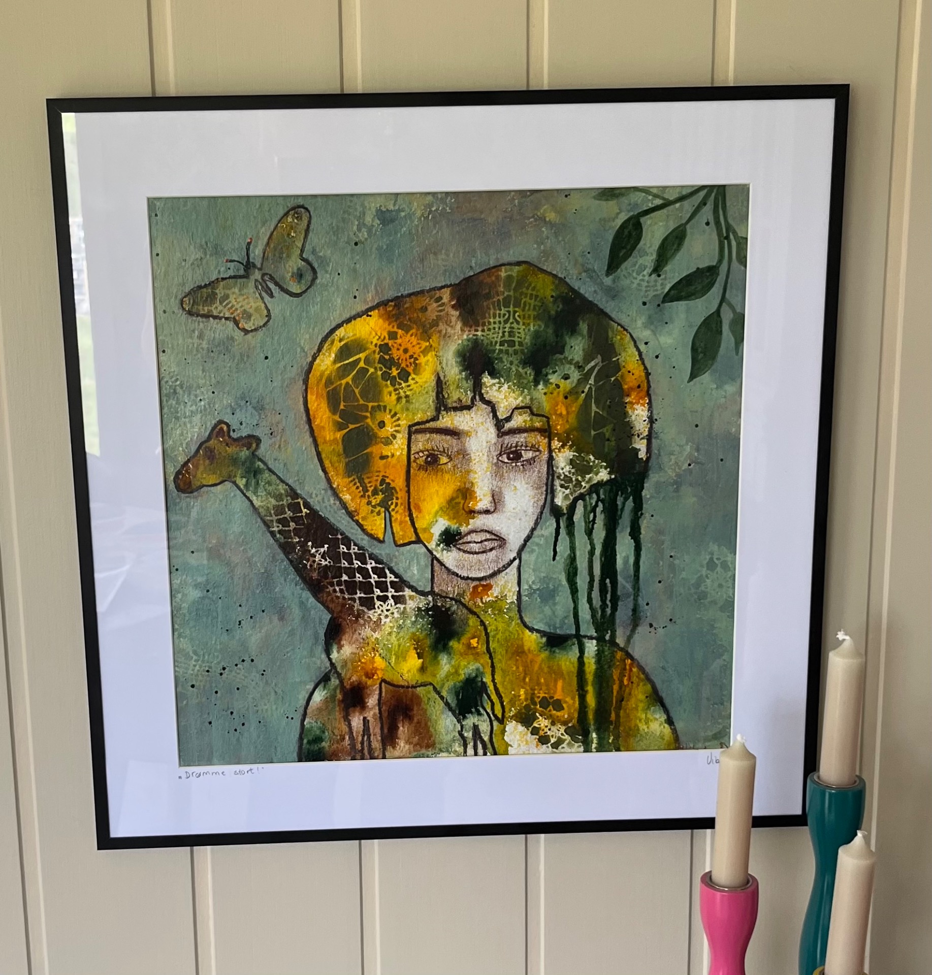 «Drømme stort» 50*50 kr 1500