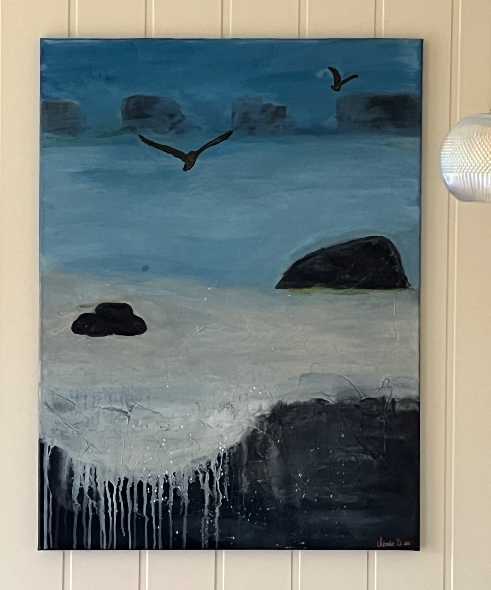 «Blå uendelighet» 80*60 kr 2000